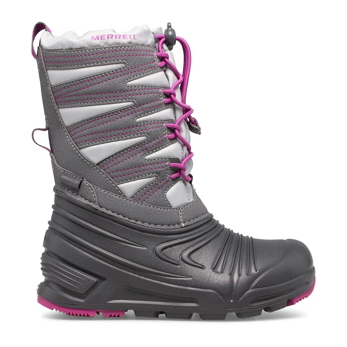 Snow Quest Lite 3.0 Waterproof, Grey/Berry, dynamic 1