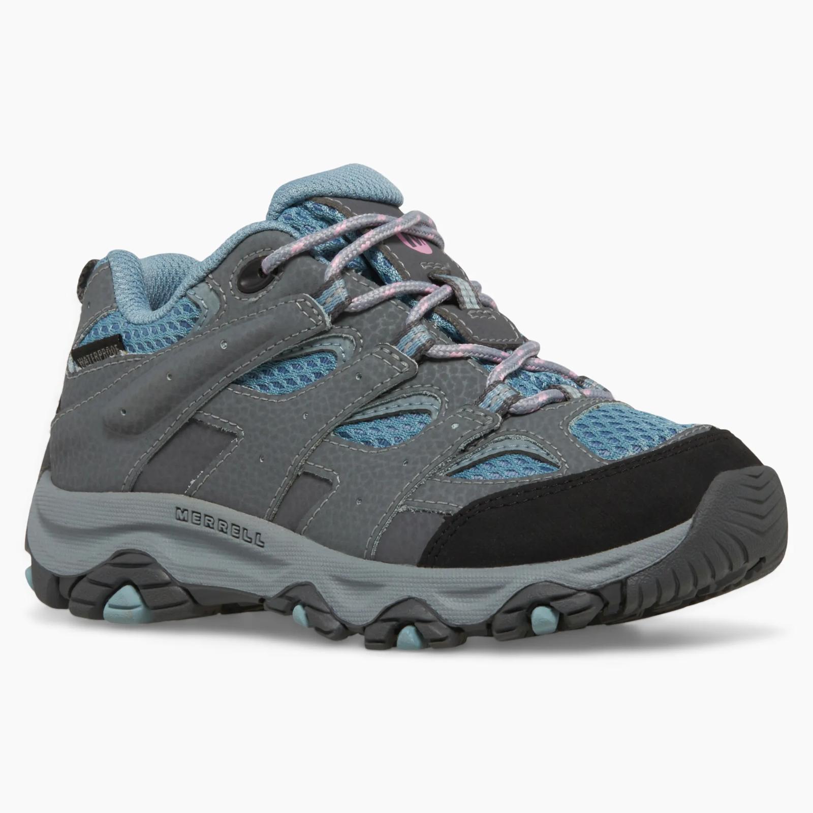 Детские кроссовки Merrell Moab 3 Low Lace Waterproof, цвет: Altitude — фото 2