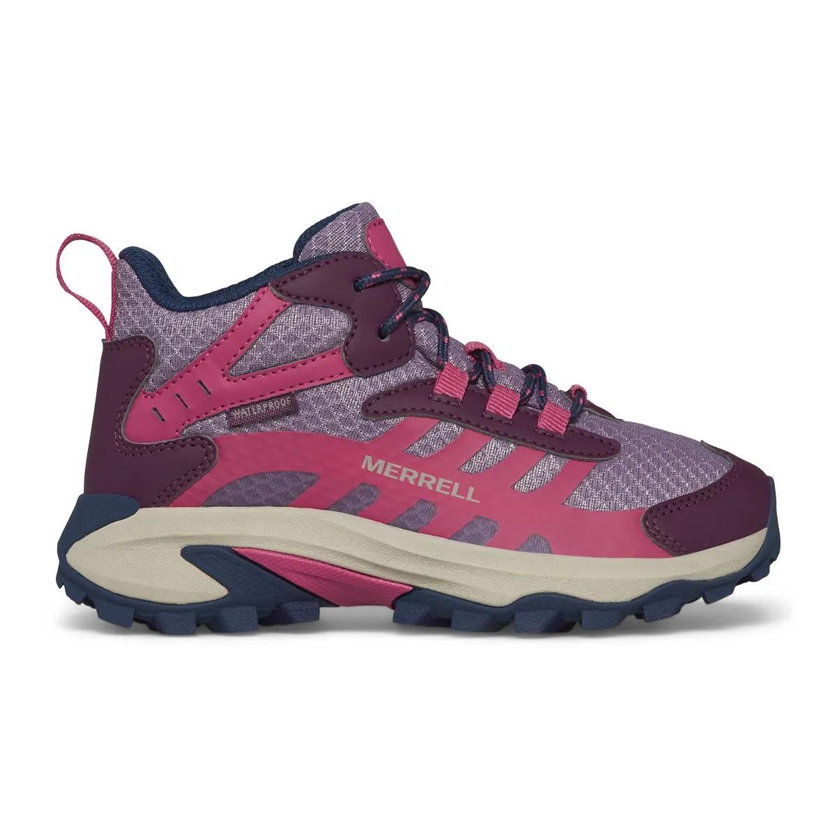 Moab Speed 2 Mid Waterproof, Berry, dynamic 1