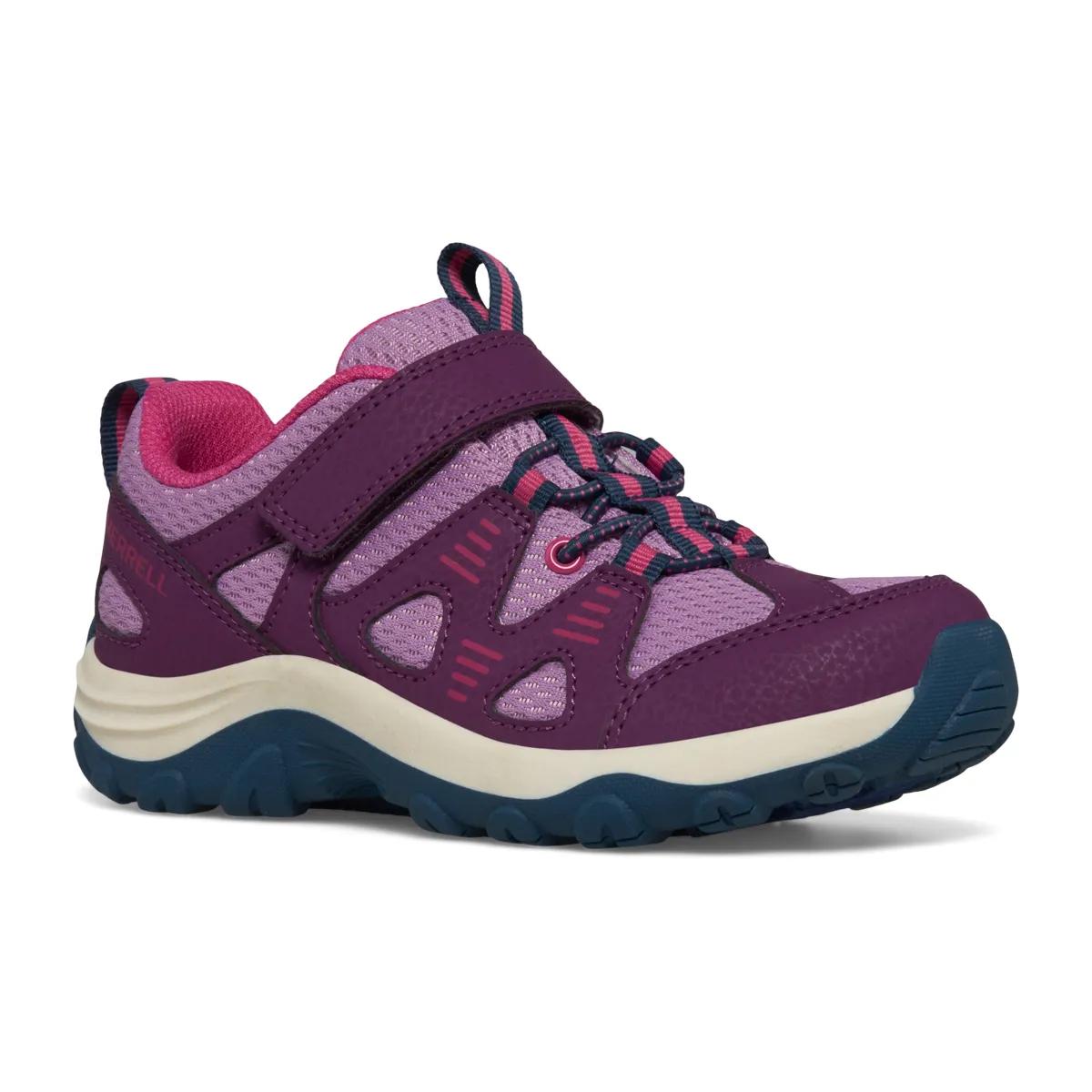 Детские кроссовки Merrell Trail Chaser 2, цвет: Ягодный / Тёмно-синий — фото 2