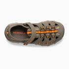 Hydro H2O Hiker Sandal, Gunsmoke/Orange, dynamic 4