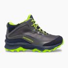 Moab Speed Mid Waterproof, Navy/Grey/Lime, dynamic 1