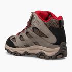 Moab 3 Mid Waterproof Boot, Boulder/Red, dynamic 3