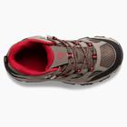 Moab 3 Mid Waterproof Boot, Boulder/Red, dynamic 5