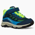 Moab Speed Mid A/C Waterproof, Navy/Hi Viz, dynamic 2