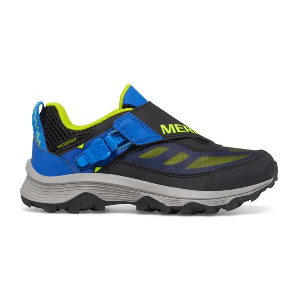 Moab Speed Low ZipTrek&trade; Waterproof, Black/Blue/Lime, dynamic