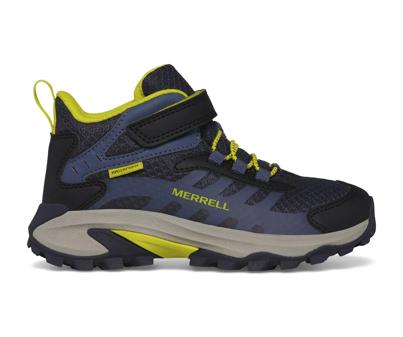 Merrell Moab Speed Mid 2 A/C Waterproof, Navy/Hi Vis