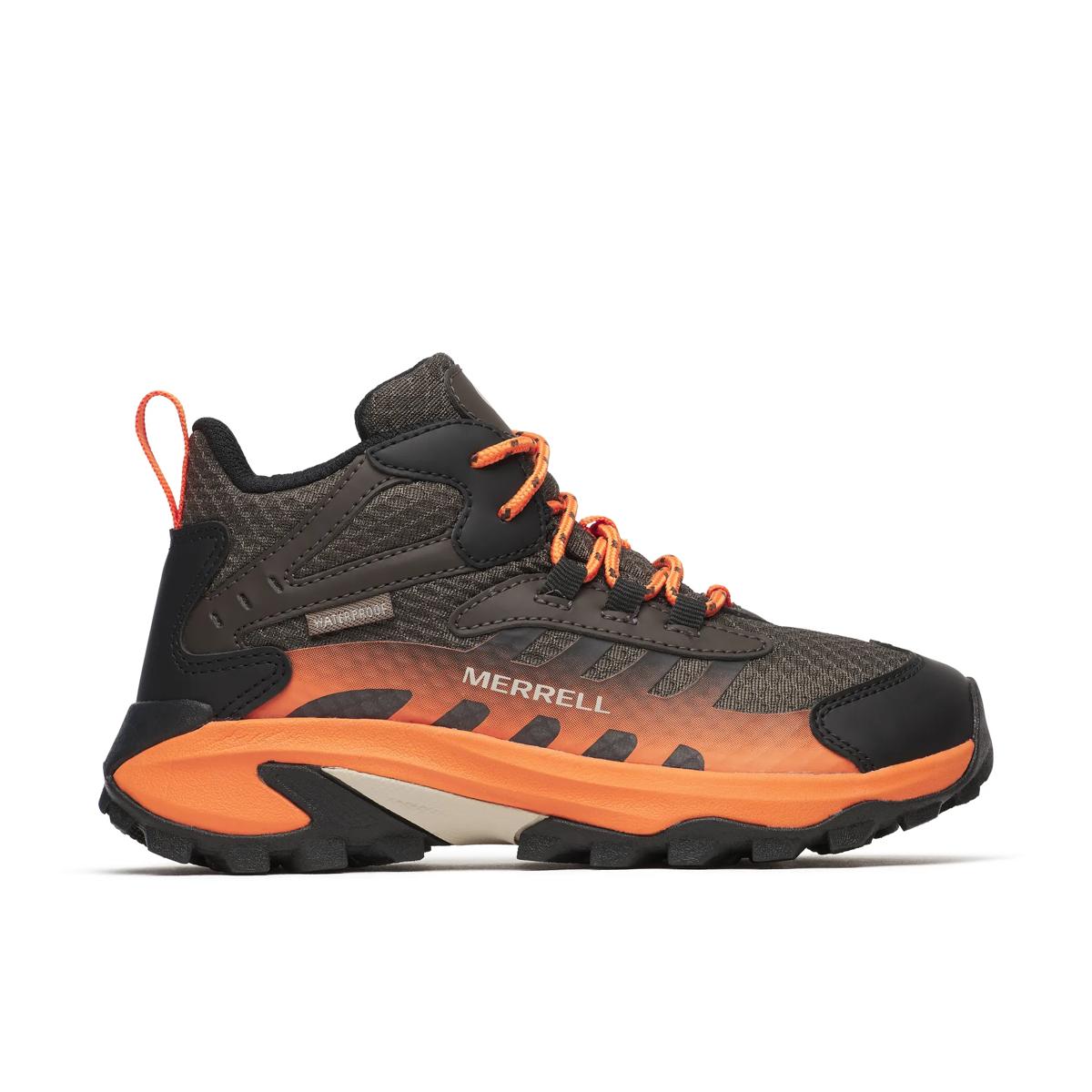 Moab Speed 2 Mid Waterproof, Gunsmoke/Orange, dynamic 1