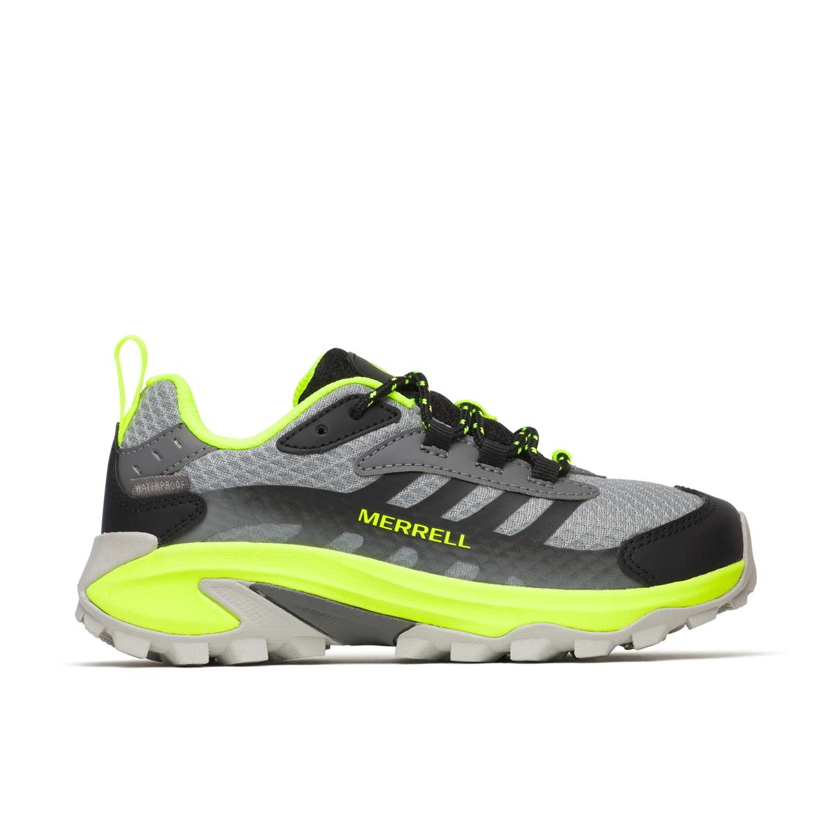 Moab Speed 2 Low Waterproof, Grey/Black/Citron, dynamic 1