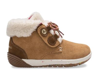 Merrell Bare Steps® Cocoa Jr. Boot, Chestnut Suede