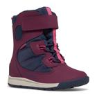 Snow Bank Jr Waterproof Boot, Navy/Berry, dynamic 2