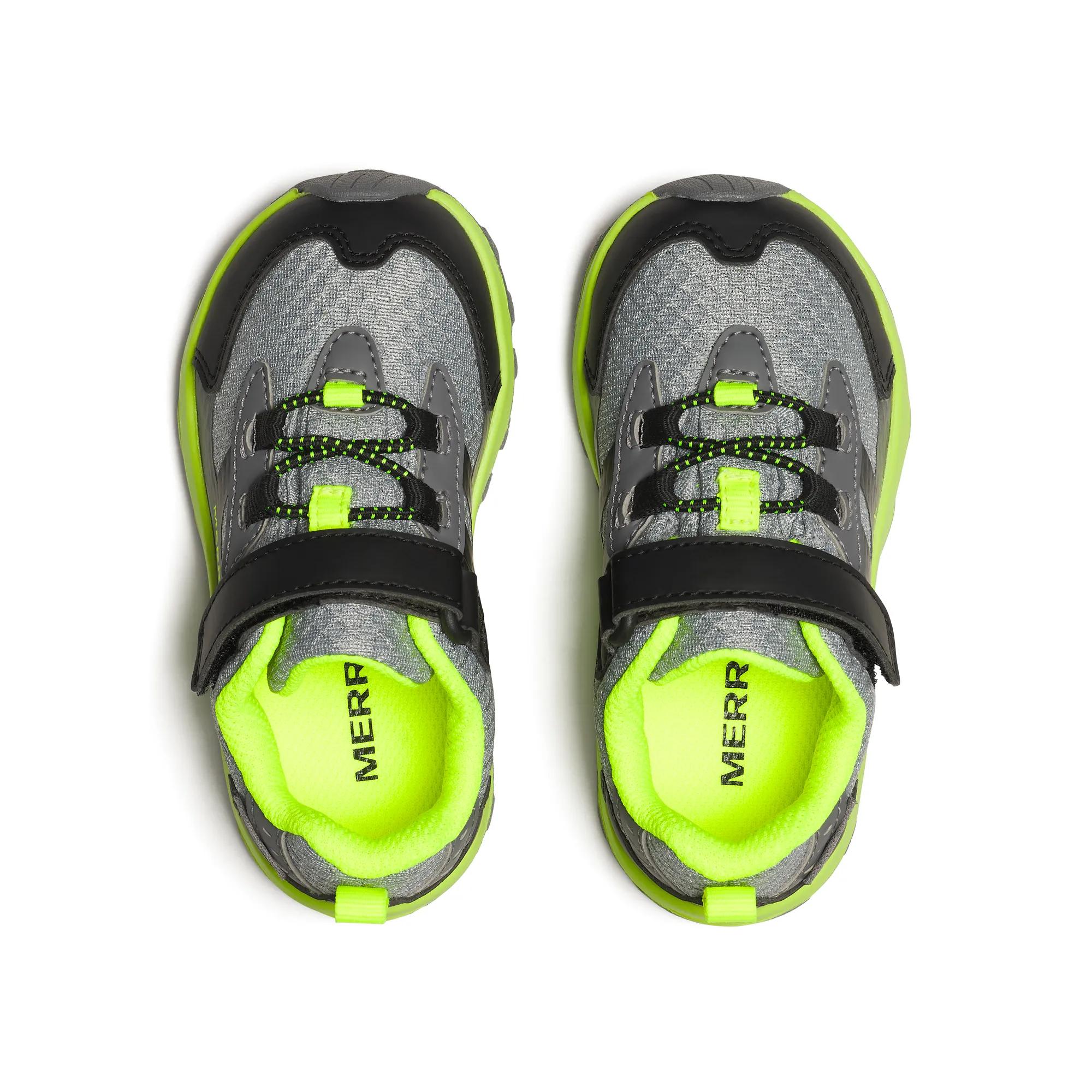 Moab Speed 2 Low A/C  Jr. Waterproof, Grey/Black/Citron, dynamic 3