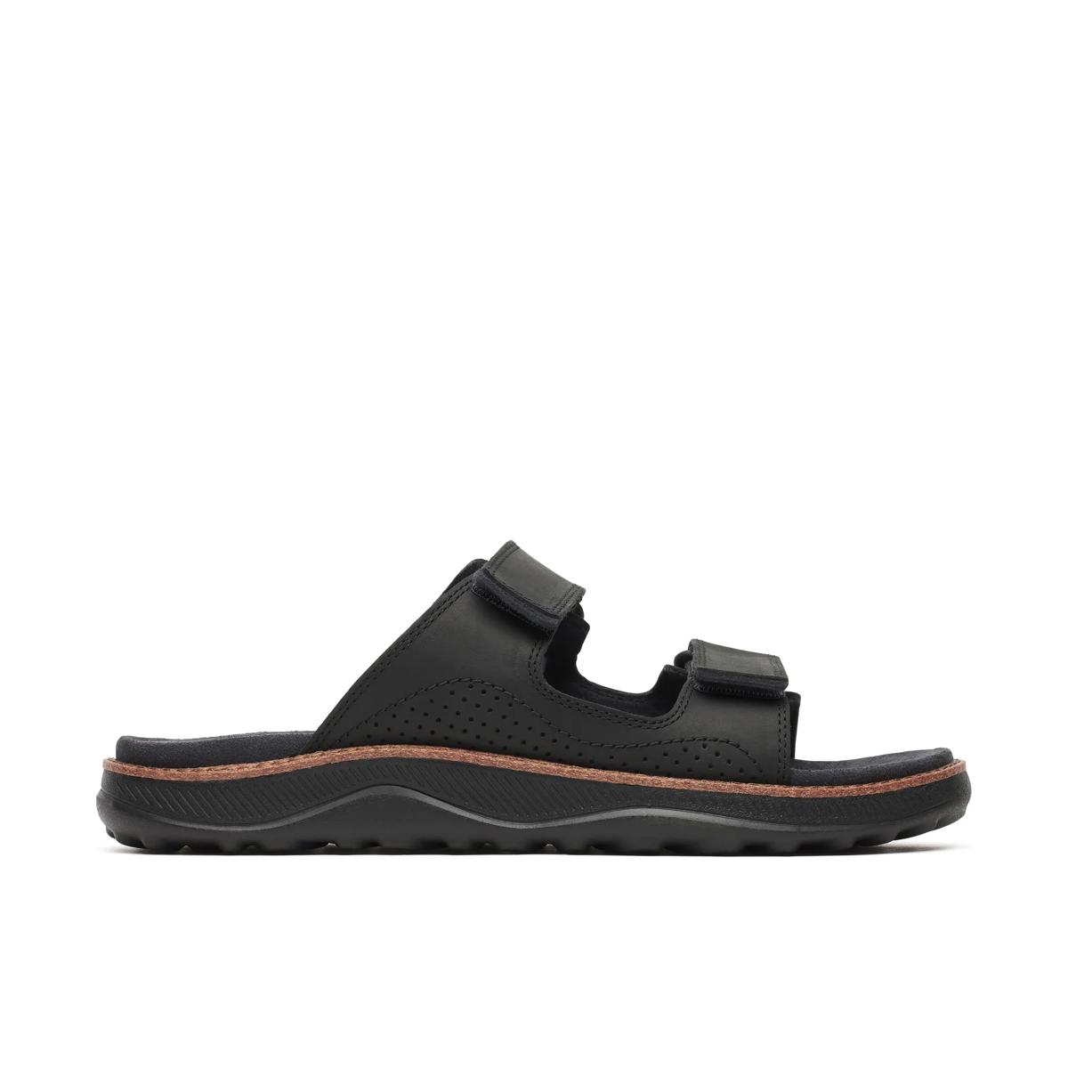 Cove Leather Slide, Black, dynamic 1