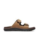 Cove Leather Slide, Coffee, dynamic 1