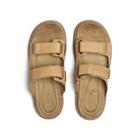 Cove Leather Slide, Grizzly, dynamic 3