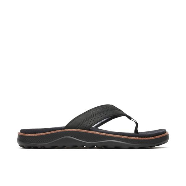 Cove Leather Flip, Black, dynamic