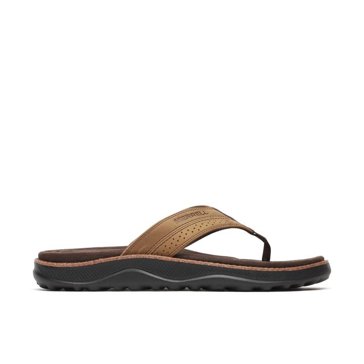 Cove Leather Flip, Coffee, dynamic