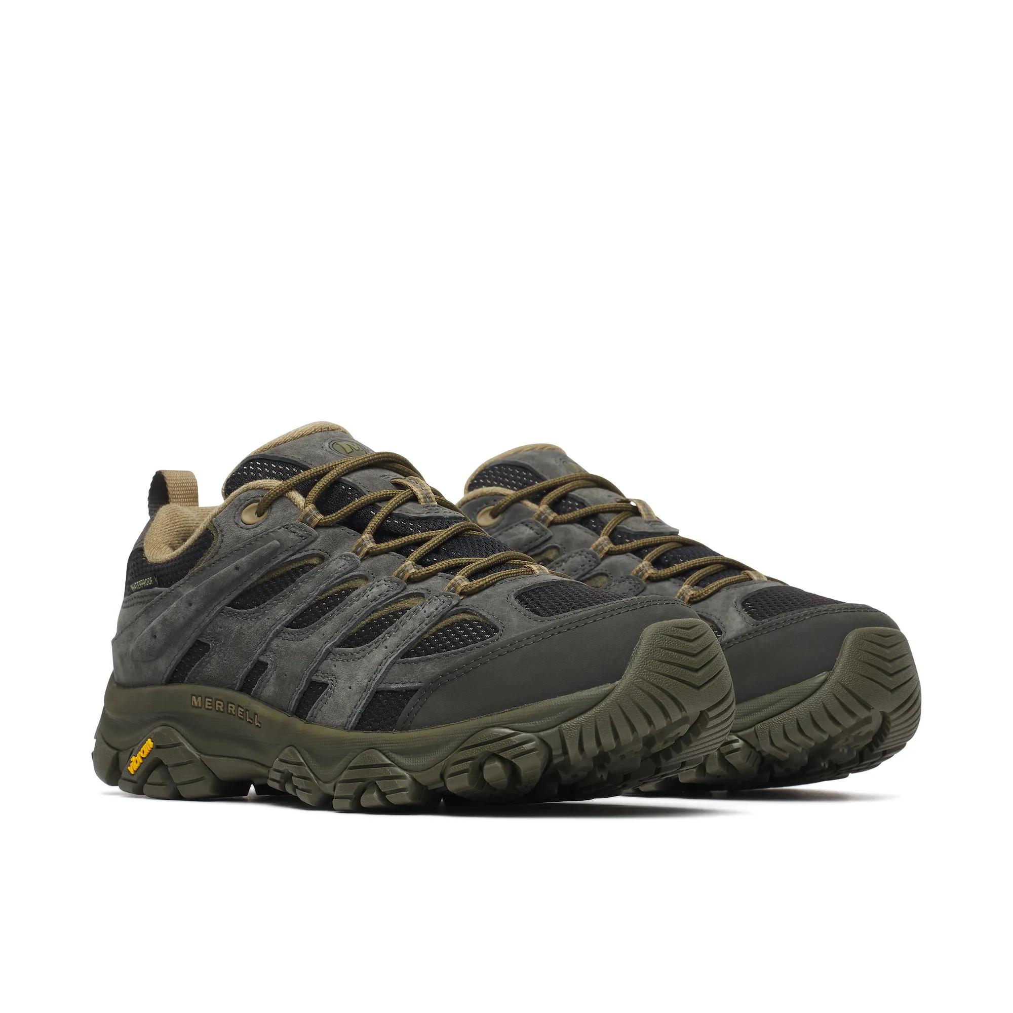 Moab 3 Waterproof Wide Width, Black/Beluga, dynamic 2