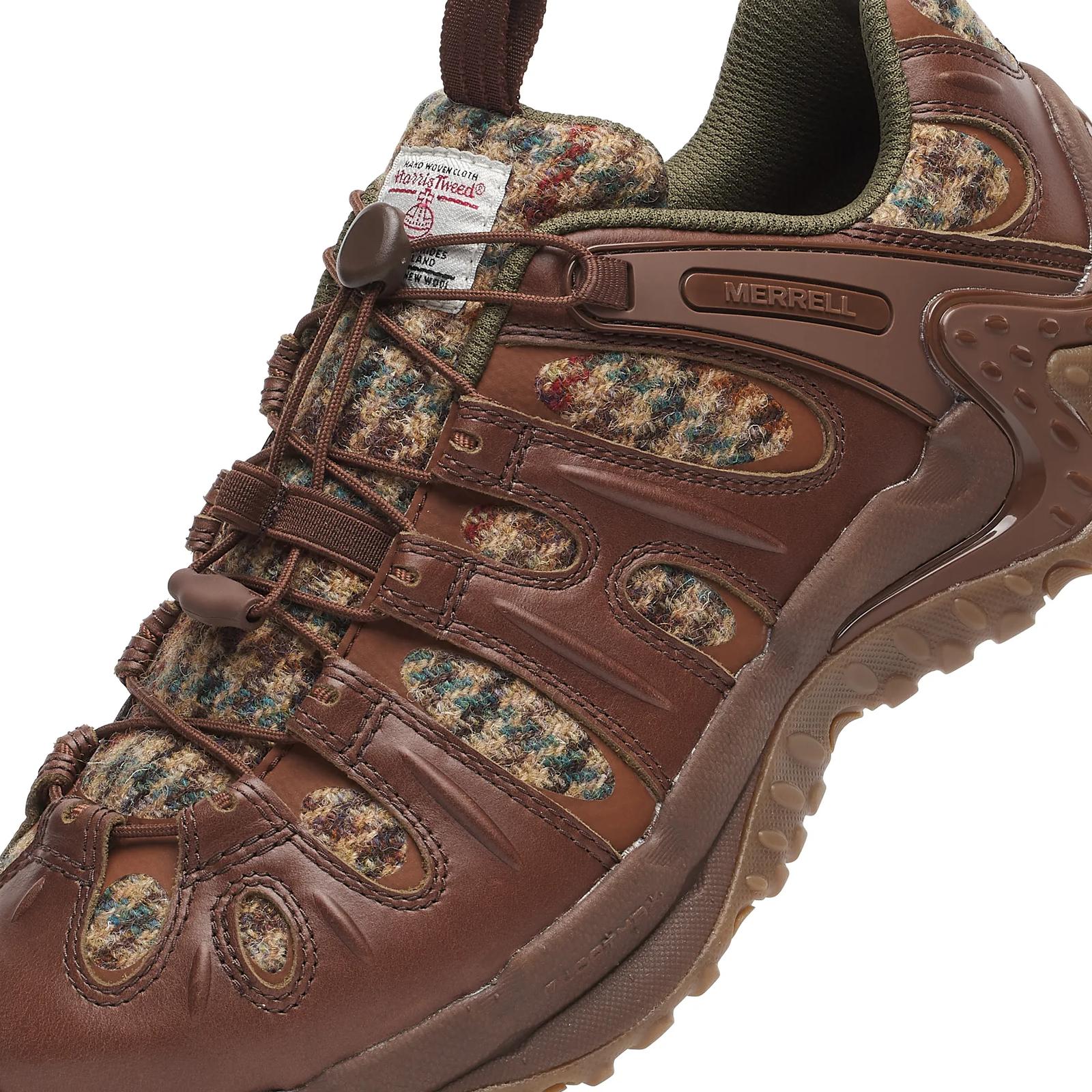 Кроссовки Merrell Cham Redux X Harris Tweed, цвет: Тёмный орех — фото 4