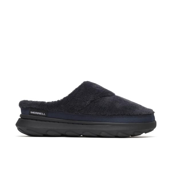Hut Moc 2 Slide Cozy, Navy, dynamic