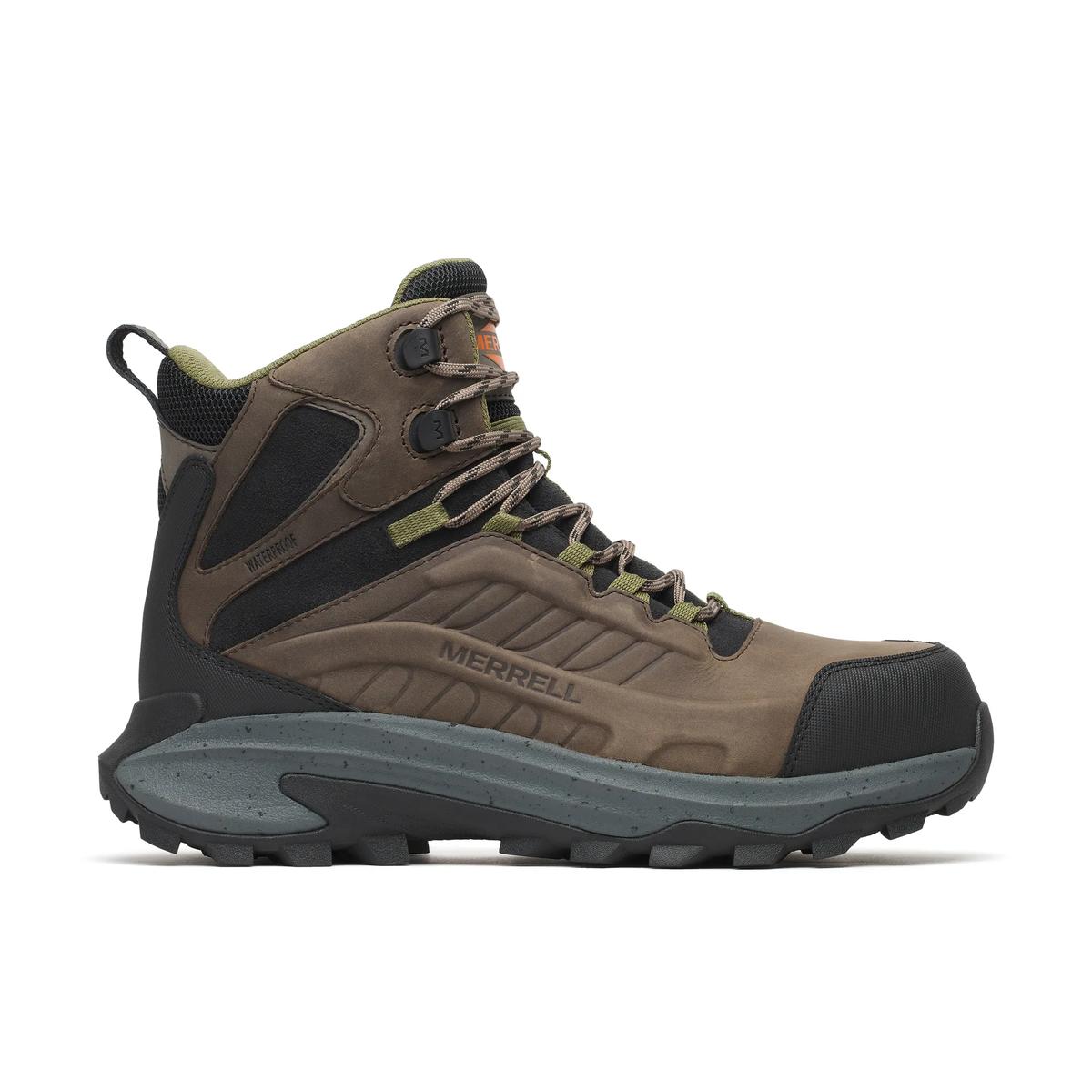 Moab Speed 2 6" Waterproof Carbon Fiber Work Boot, Dark Taupe, dynamic 1