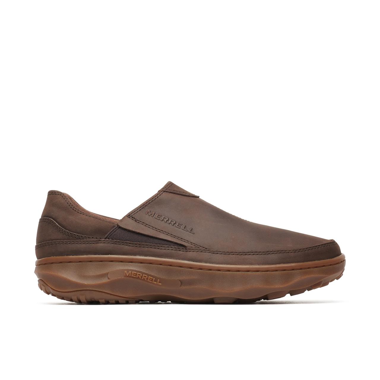 Merrell‎ Cedar Mens Casual Slip On Shoes Size 9.5 Brown Leather Walking Loafers Merrell Men main image 4