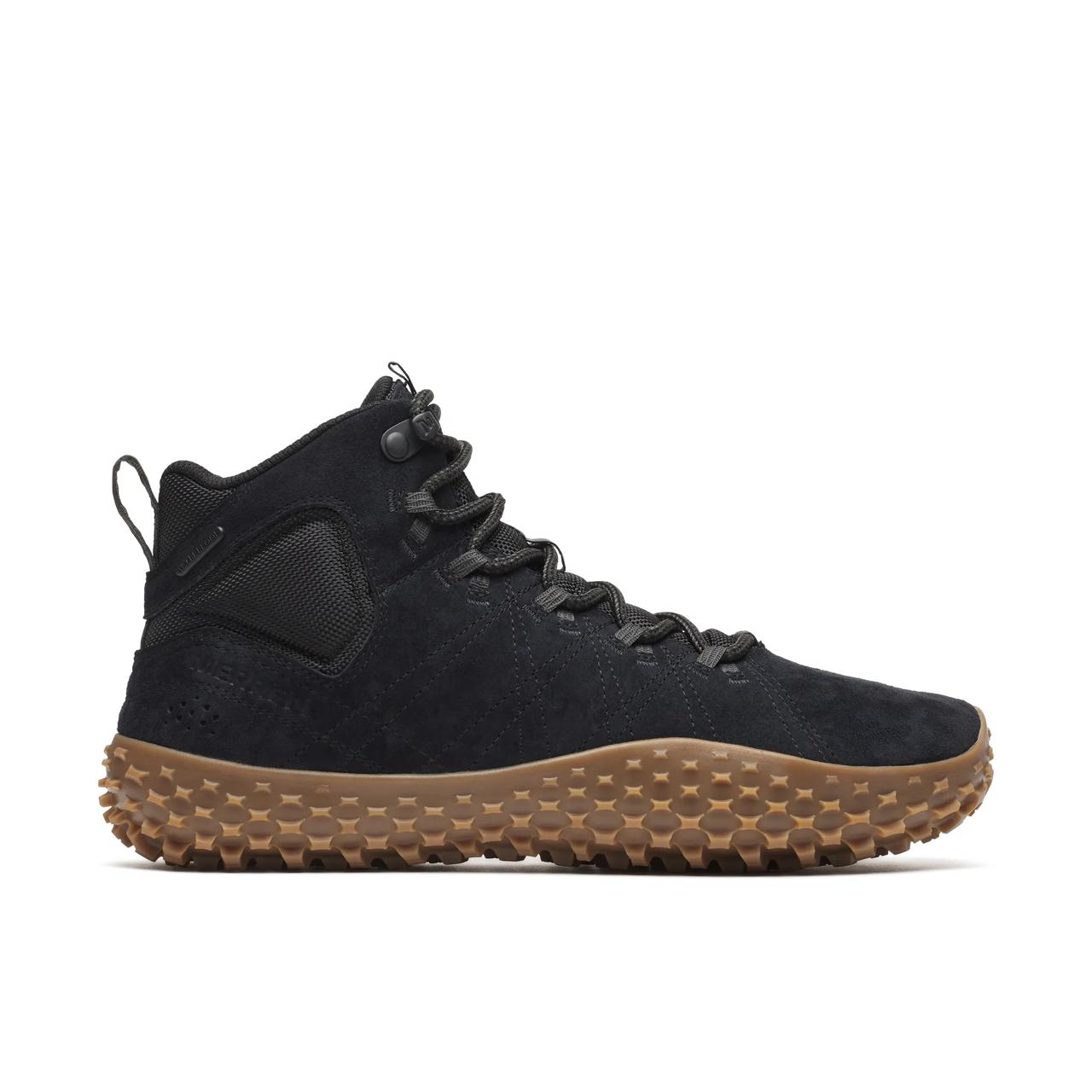 merrell wrapt mid tobacco Men's Wrapt Mid Waterproof Barefoot Boots