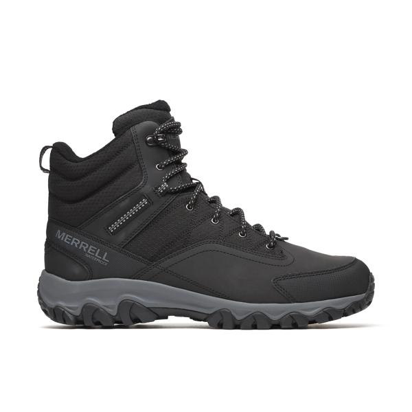 Thermo Akita Mid Waterproof Wide Width, Black, dynamic