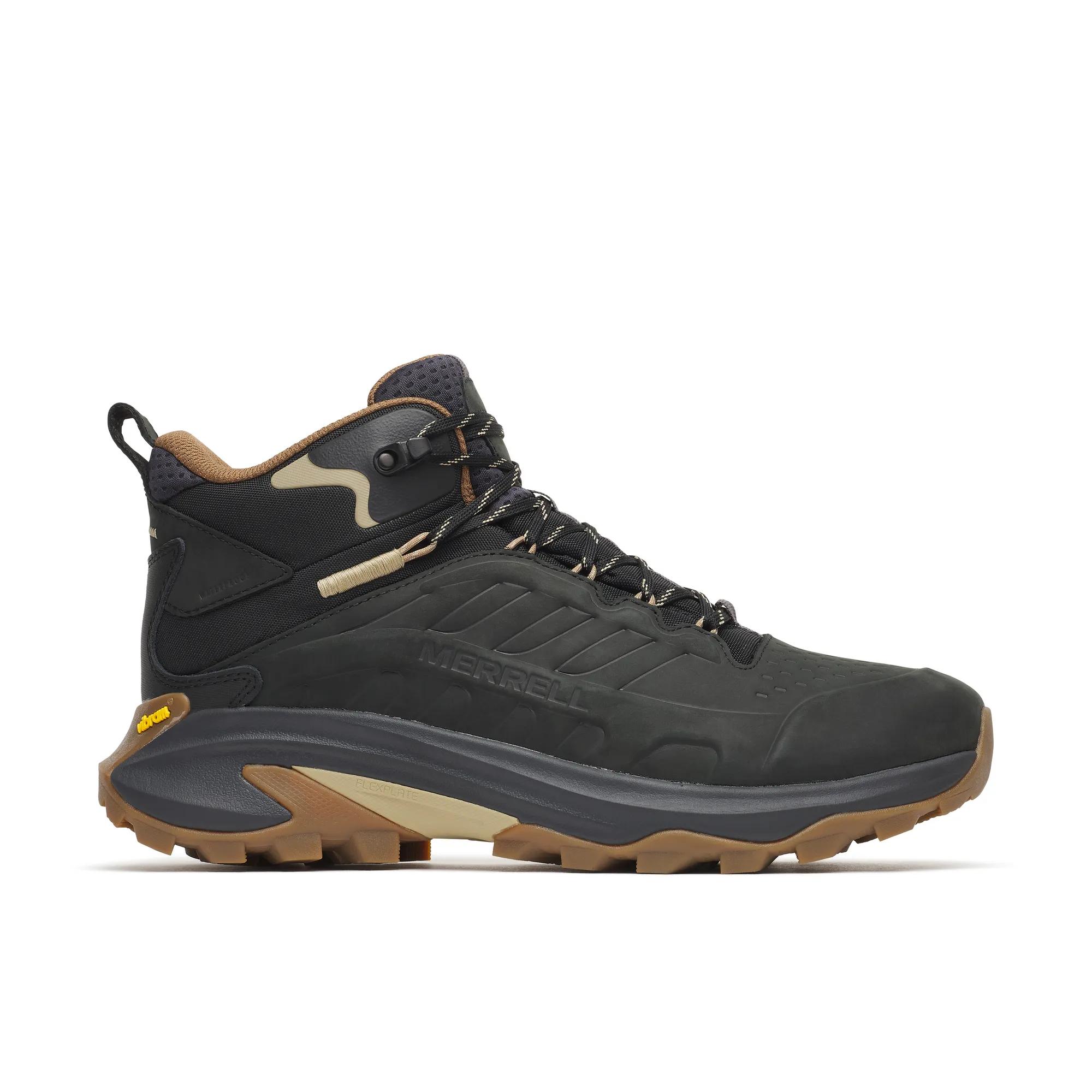 Merrell - Moab Speed 2 Leather Mid Waterproof In Black Size 7 M
