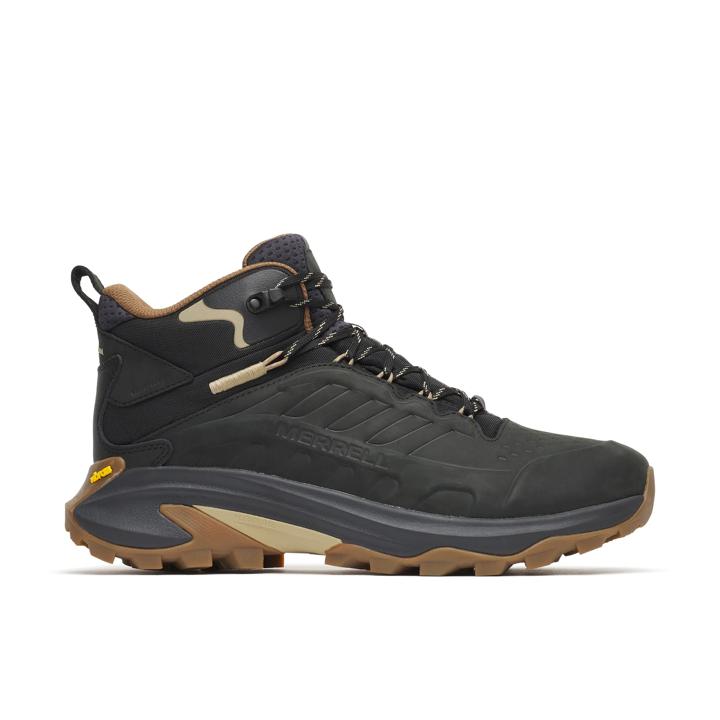 Moab Speed 2 Leather Mid Waterproof, Black, dynamic