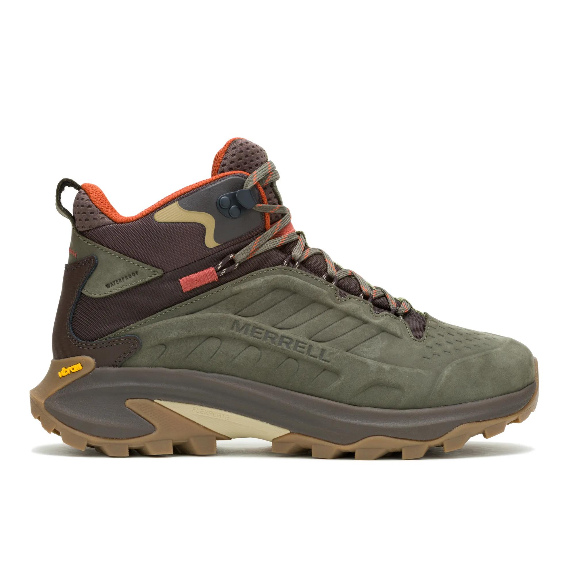 Merrell - Moab Speed 2 Leather Mid Waterproof In Green Size 7 M