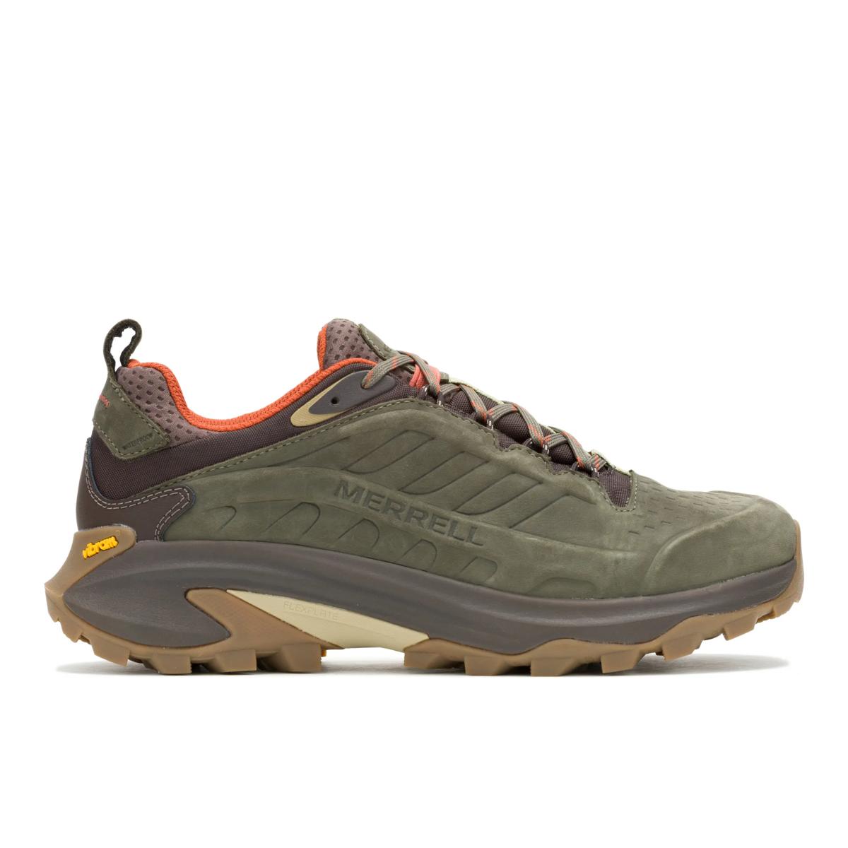 Moab Speed 2 Leather Waterproof, Olive, dynamic 1