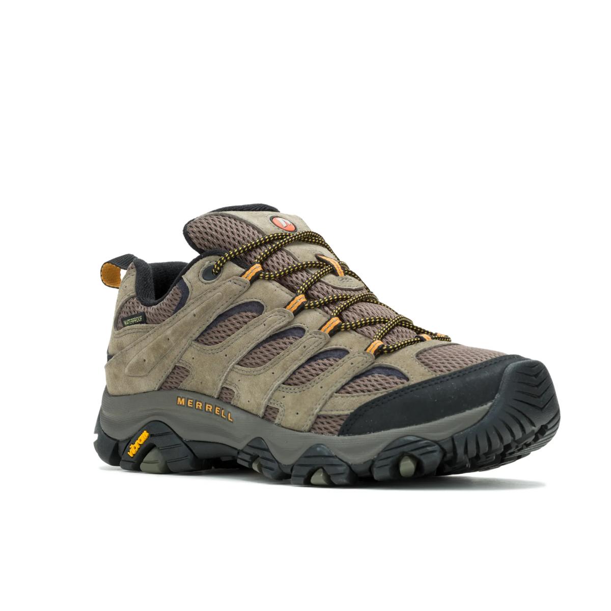 low top brown hiking shoe 
