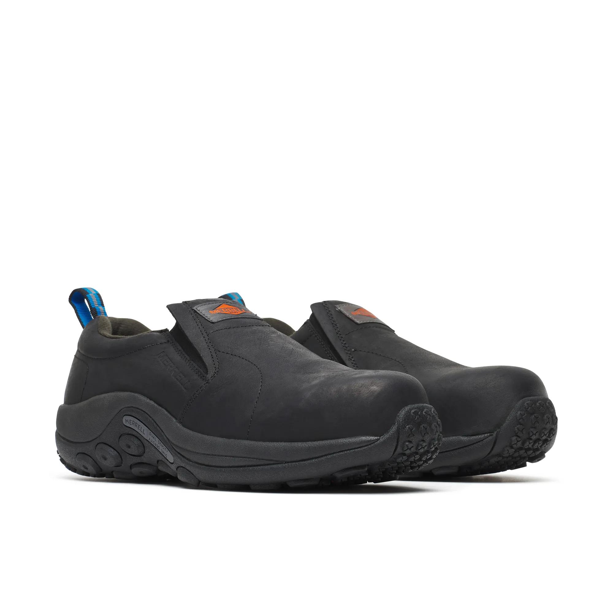 Jungle Moc Leather Comp Toe Work Shoe, Black, dynamic 2