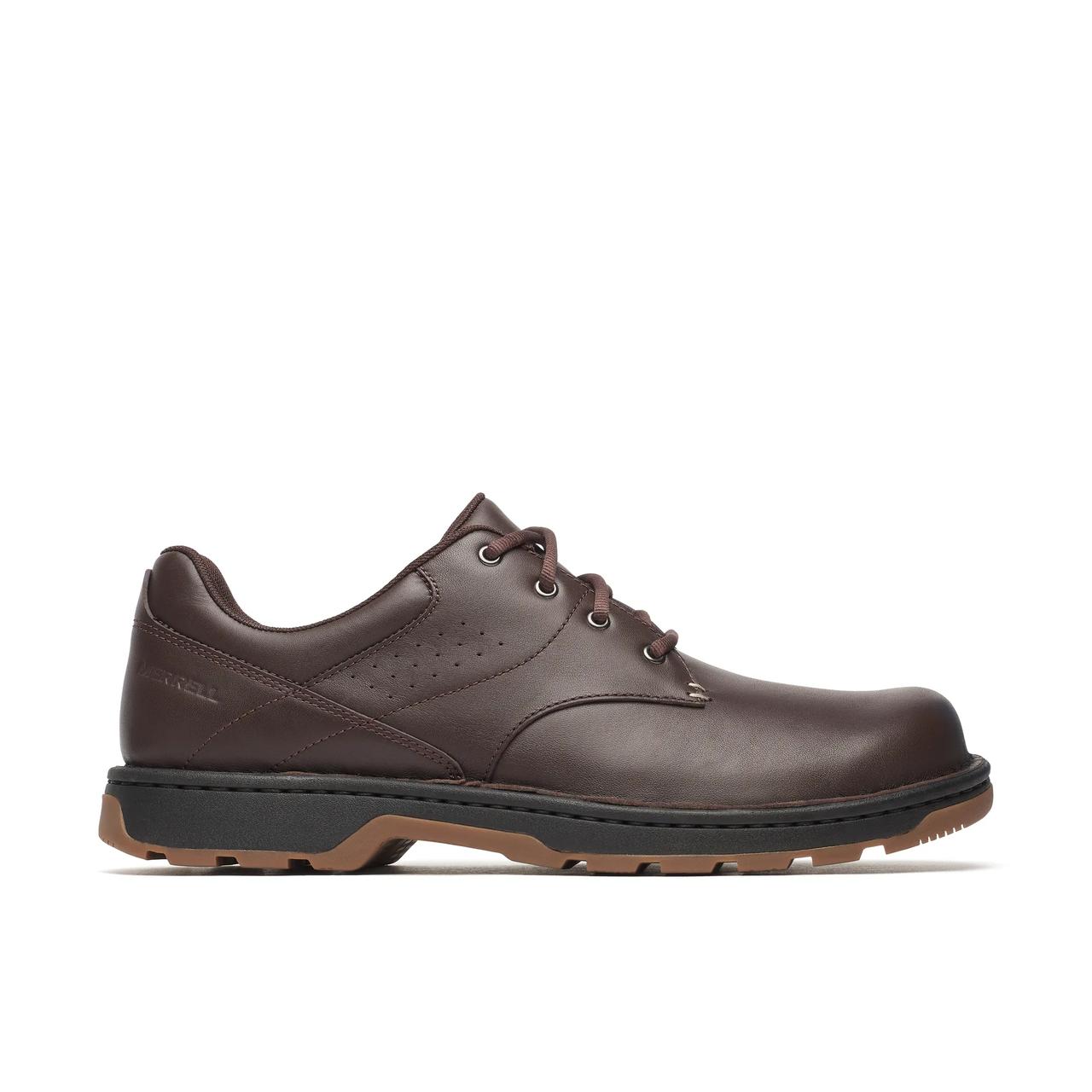 Merrell World Rambler Brown Pebbled Leather J45127 Casual Oxford Shoes Mens 10 MERRELL WRAPT LACE OXFORD TOBACCO - MENS - Lamey Wellehan Shoes main image 2