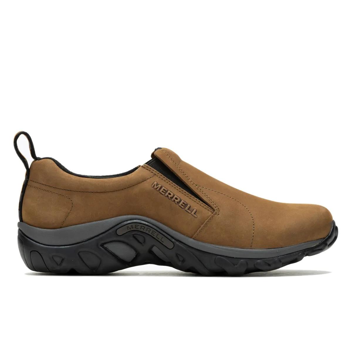 Men Merrell Brown Nubuck‎ Leather Jungle Moc Slip-On Shoes Mens Size 10.5 main image 0
