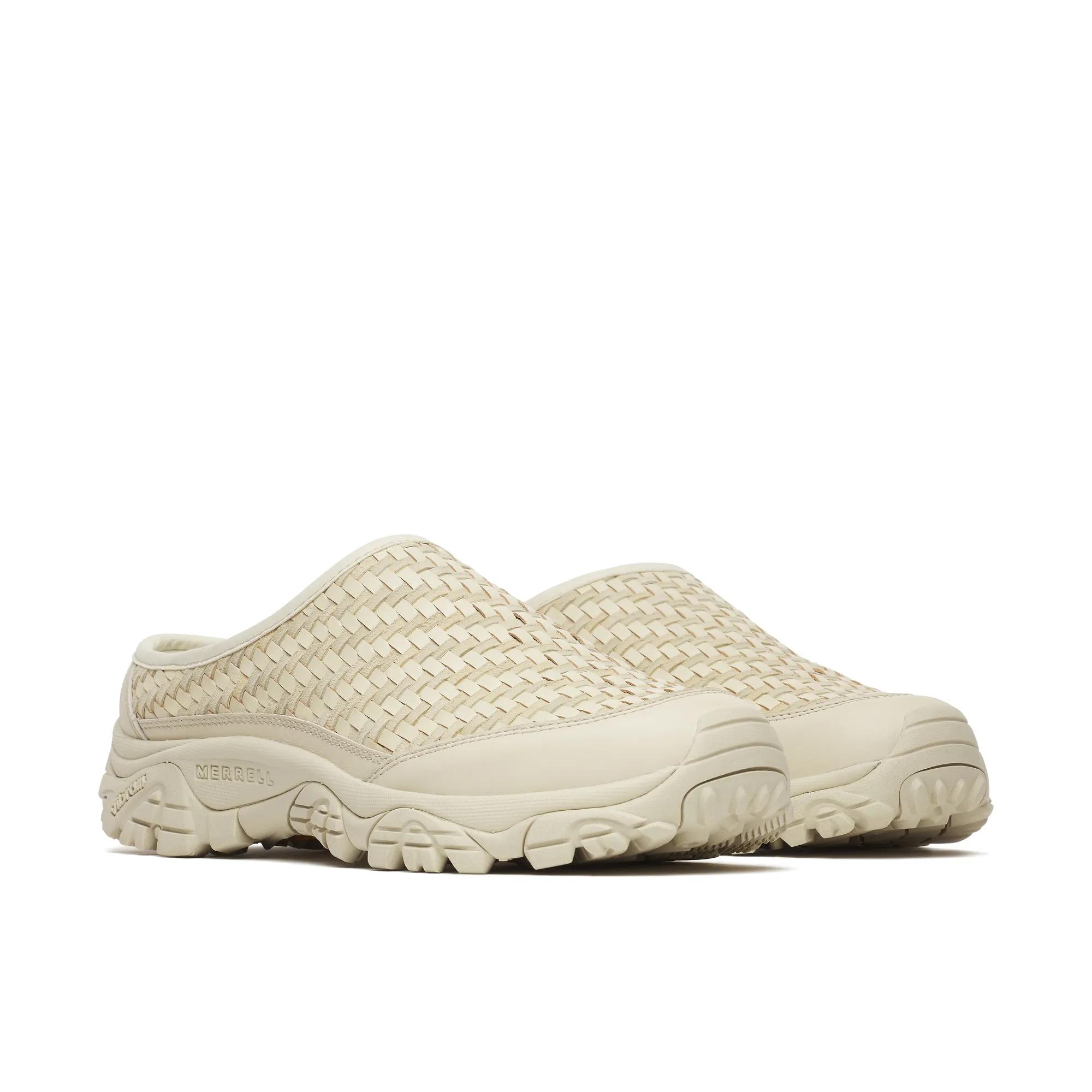 Moab 2 Slide Leather Woven 1TRL, Stucco, dynamic 2