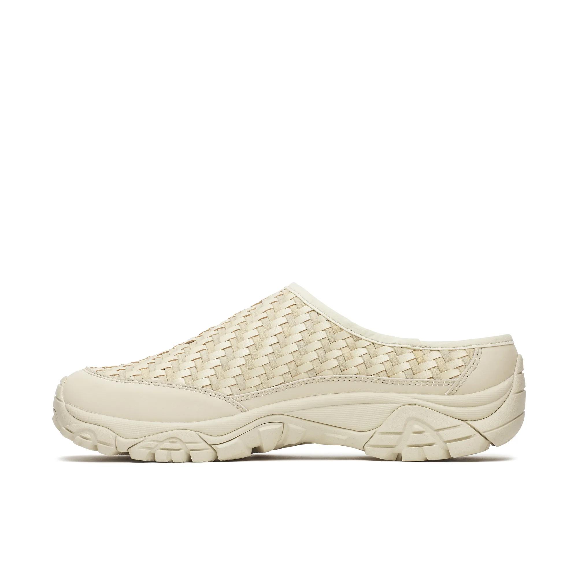 Moab 2 Slide Leather Woven 1TRL, Stucco, dynamic 5