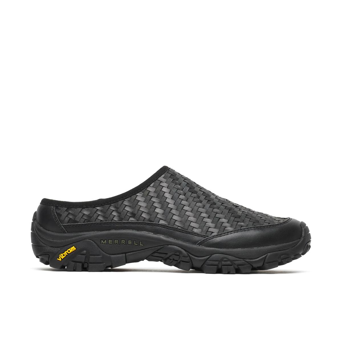 Moab 2 Slide Leather Woven 1TRL, Black/Beluga, dynamic 1