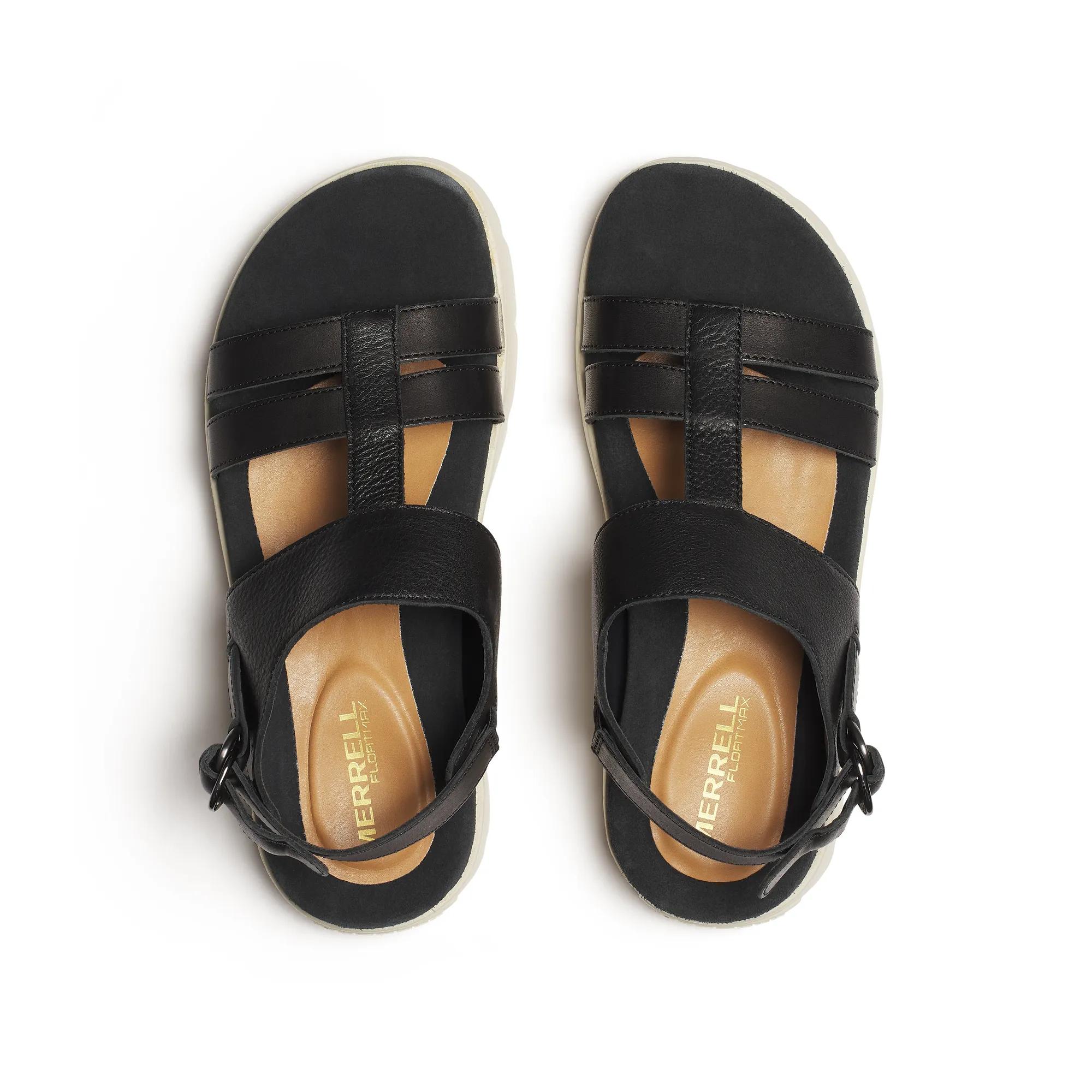 Fleur Leather Backstrap, Black, dynamic 3