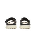Fleur Leather Slide, Black/Stucco, dynamic 4