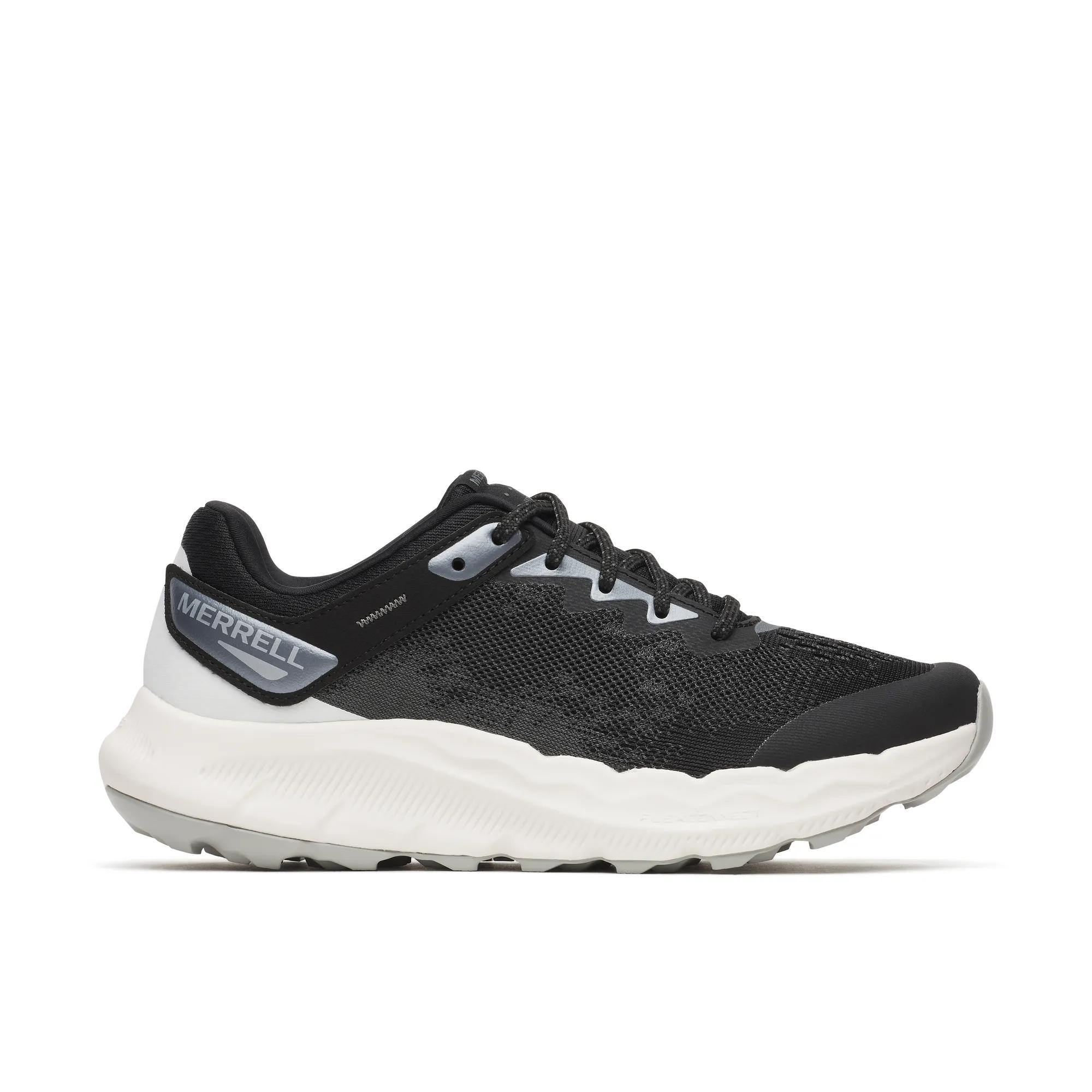 Merrell | Women's Antora 4 Trail Running Shoes, Black White, Size 11