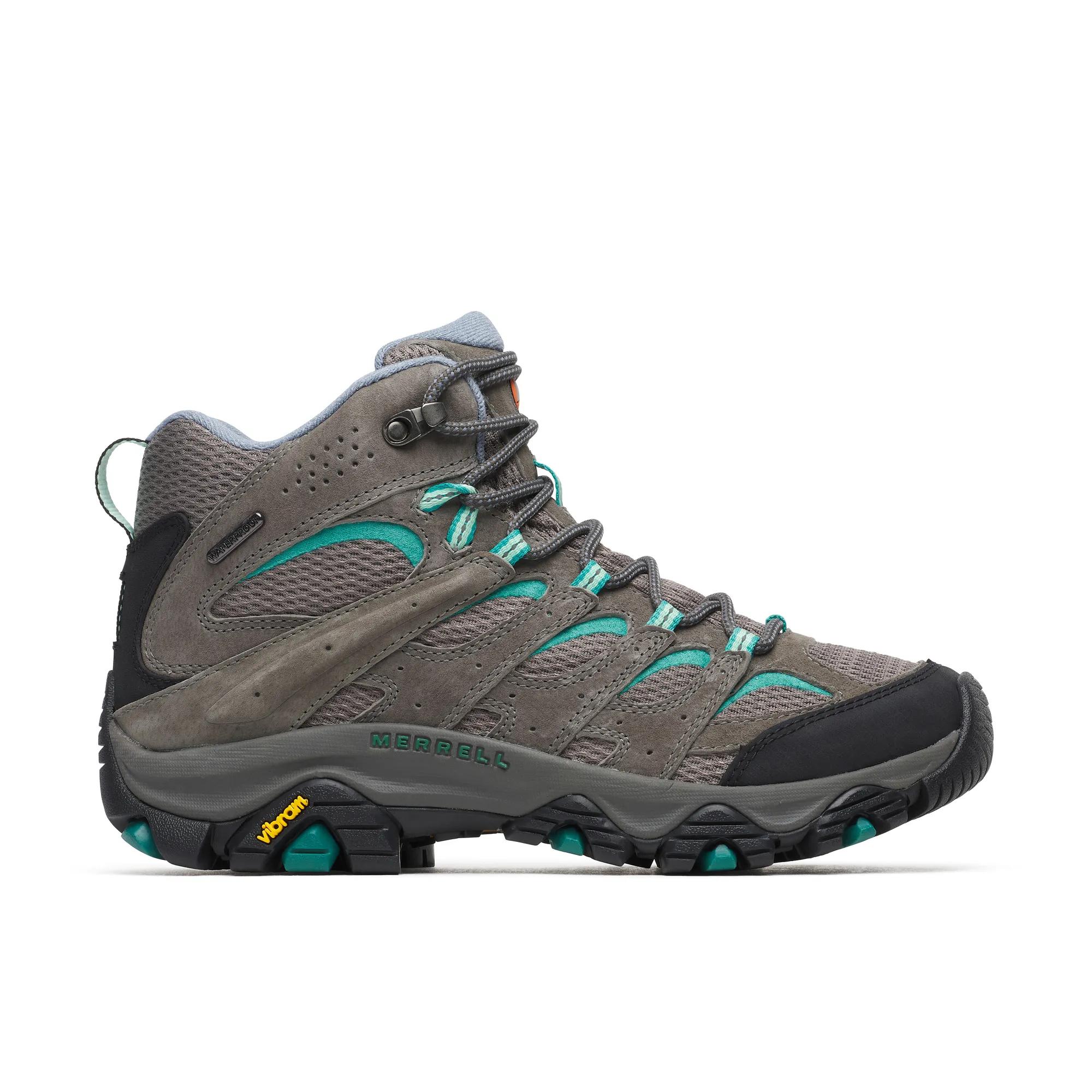 Moab 3 Mid Waterproof Wide Width, Granite/Marine, dynamic 1