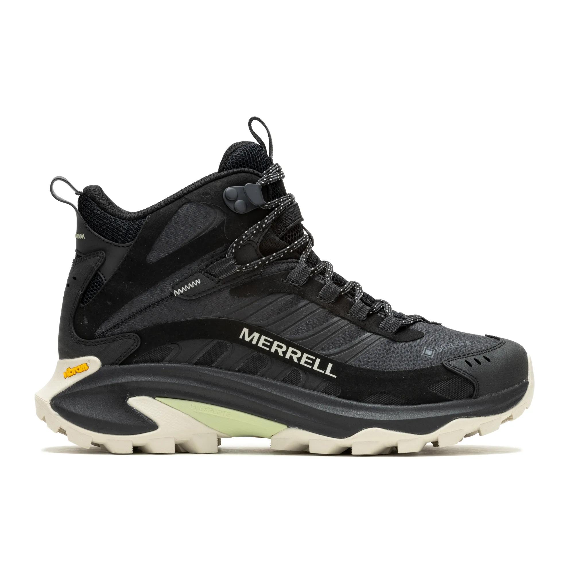 Merrell - Moab Speed 2 Mid Gore-Tex® Wide Width In Black Size 5.5 W