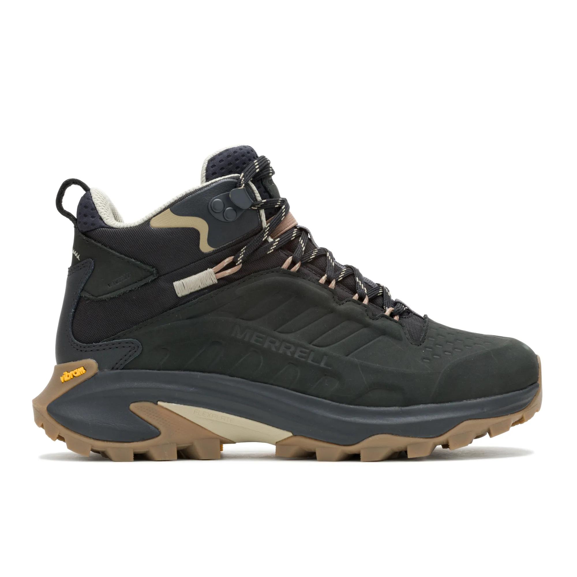 Merrell - Moab Speed 2 Leather Mid Waterproof In Black Size 5 M