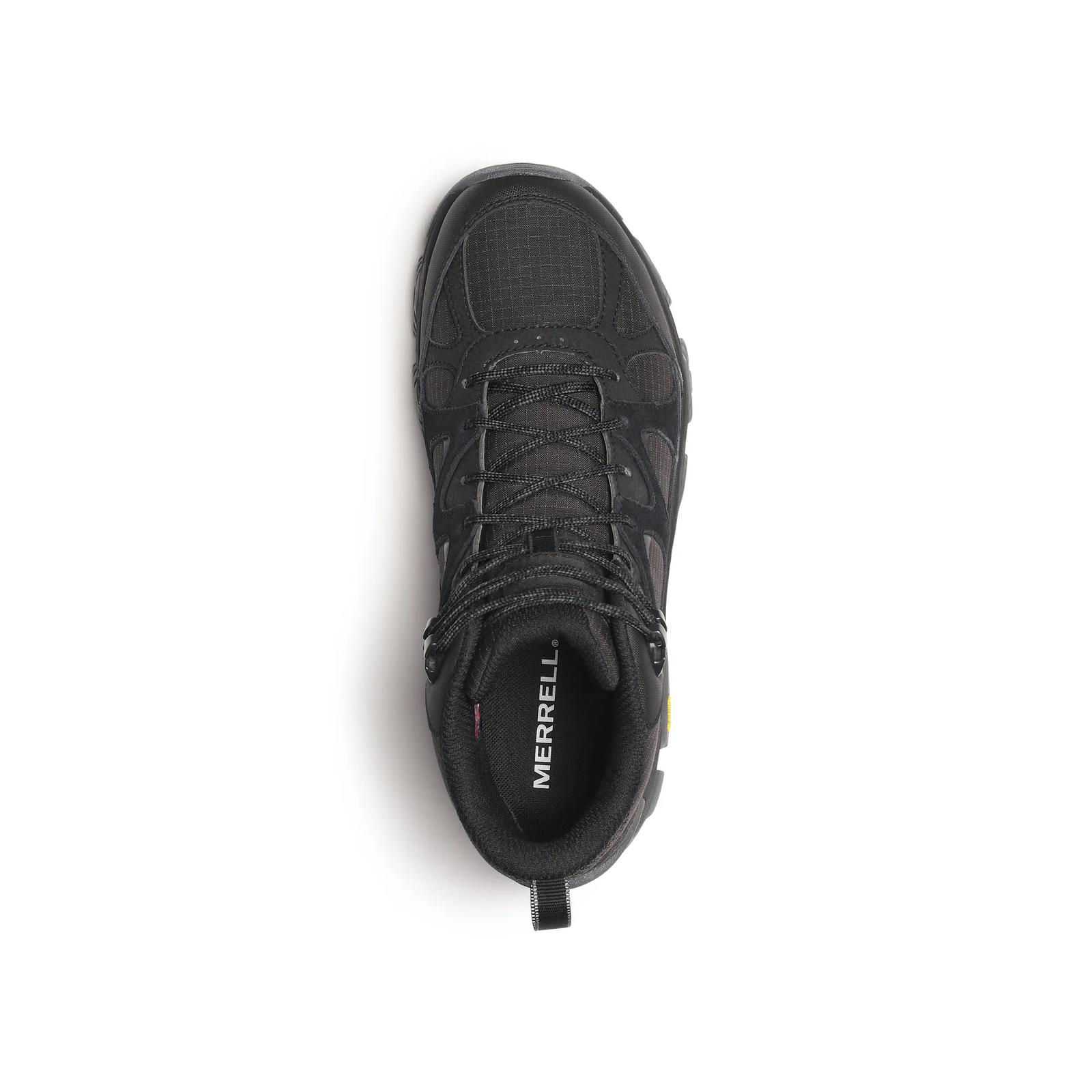 Женские ботинки Merrell Thermo Snow Grip Mid Waterproof, цвет: Чёрный — фото 3