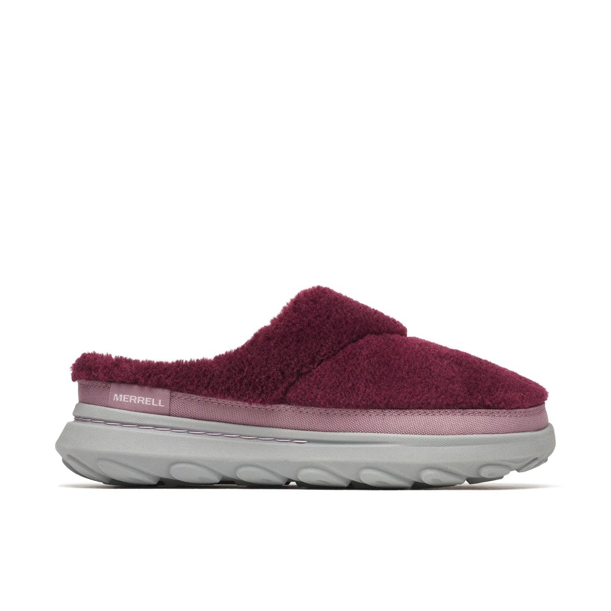 Hut Moc 2 Slide Cozy, Dark Cherry, dynamic 1