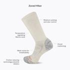 Zoned Low Cut Hiker Sock, Onyx, dynamic 4