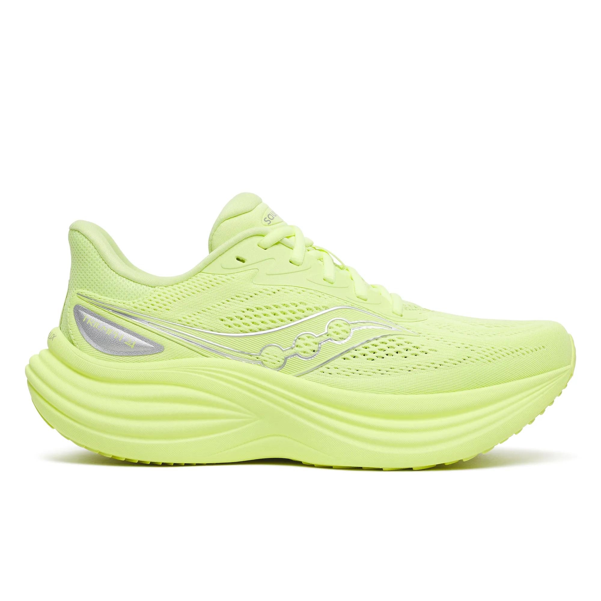 Saucony Women's Triumph 24 Trainers - Green  - Size UK 10