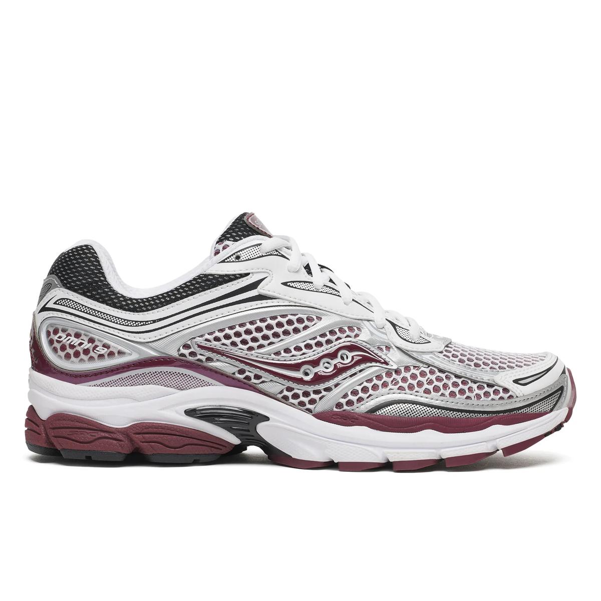 Saucony ProGrid Omni 9 — White / Maroon